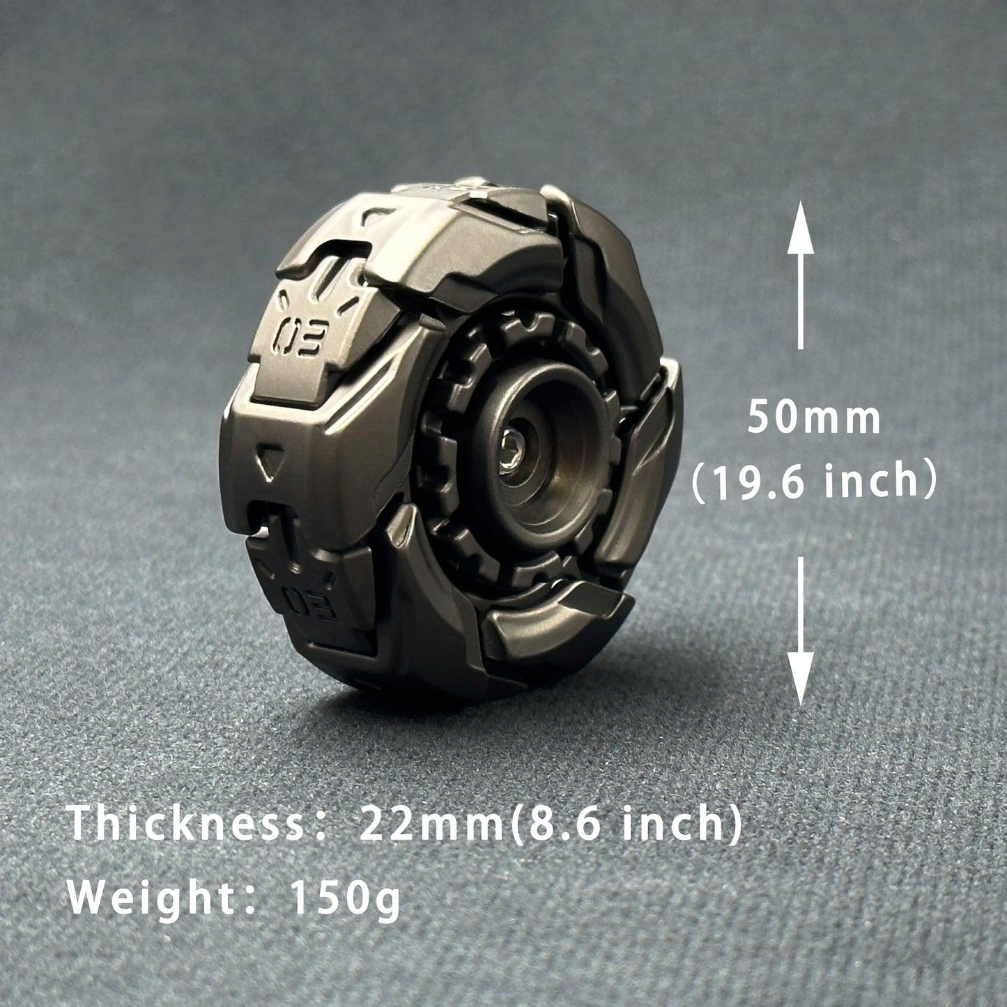 EDC Fidget Sliders Open Armor Spinning Topfidget Toys Stress Relief for Adults Magnetic Meta